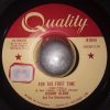 Johnny Olenn & The Blockbusters - For The First Time (Come Prima) / My Sweetie Pie (7", Single) (Very Good Plus (VG+))