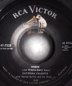 Caterina Valente - Where (7") (Very Good (VG))
