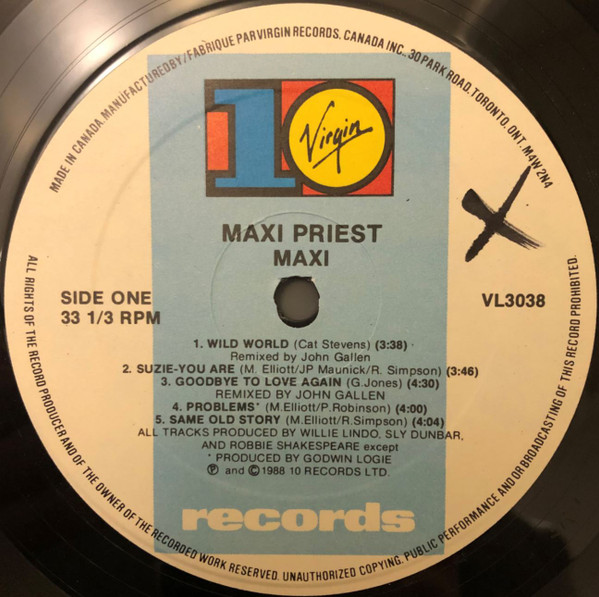 Maxi Priest - Maxi Priest (LP, Album) (Mint (M)) - Image 3