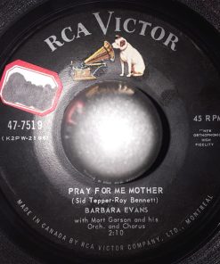 Barbara Evans (2) - Pray For Me Mother / Souvenirs (7", Single) (Very Good Plus (VG+))