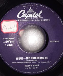 Nelson Riddle And His Orchestra - Theme - The Untouchables / The Untouchables Strike Back (7") (Very Good Plus (VG+))