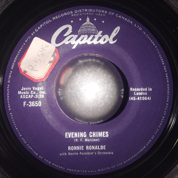 Ronnie Ronalde With Norrie Paramor And His Orchestra - The Yodellin' Rag (7") (Very Good (VG)) - Image 2
