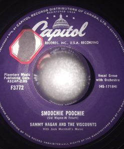 Alternative view of Sammy Hagan And The Viscounts With Jack Marshall's Music - Out Of Your Heart (7", Single) (Very Good Plus (VG+))