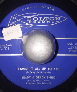 Alternative view of Brady & Grady Sneed - Little Bitty Heart / Leavin' It All Up To You (7", Single) (Very Good Plus (VG+))