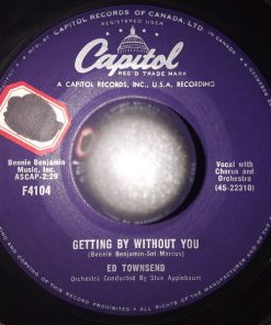Alternative view of Ed Townsend - Richer Than I / Getting By WIthout You (7", Single) (Very Good Plus (VG+))