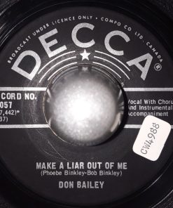 Don Bailey - Make A Liar Out Of Me (7", Single) (Very Good (VG))