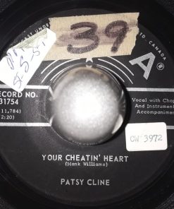 Patsy Cline - Your Cheatin' Heart / I Can't Help It (If I'm Still In Love With You) (7") (Very Good (VG))