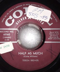 Teresa Brewer - Half as Much / The Hawaiian Wedding Song (7") (Very Good Plus (VG+))