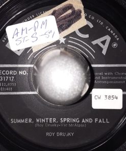 Roy Drusky - Summer, Winter, Spring And Fall / Almost Can't (7", Single) (Very Good (VG))