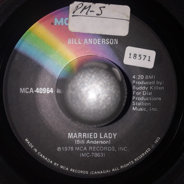 Bill Anderson (2) - Double S (7", Single) (Very Good (VG)) - Image 2