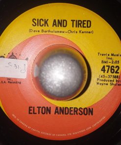 Alternative view of Elton Anderson - Life Problem / Sick And Tired (7", Single) (Very Good Plus (VG+))