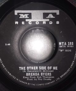 Alternative view of Brenda Byers - Homeward Bound / The Other Side Of Me (7", Single) (Very Good Plus (VG+))