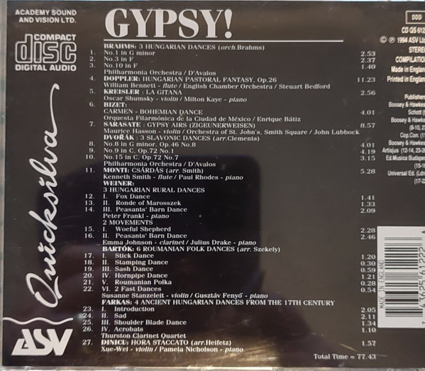 Various - Gypsy! (CD, Comp) (Near Mint (NM or M-)) - Image 2