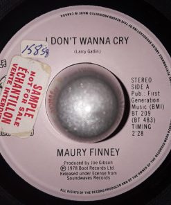 Maury Finney - I Don't Wanna Cry / Happy Sax  (7", Single) (Very Good Plus (VG+))