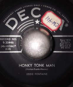 Eddie Fontaine - Honky Tonk Man / Fun Lovin' Baby (7") (Very Good Plus (VG+))