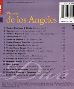 Victoria De Los Angeles – Gioacchino Rossini • Charles Gounod • Giuseppe Verdi • Giacomo Puccini • Pietro Mascagni • Ruggiero Leoncavallo • Alfredo Catalani • Jules Massenet • Georges Bizet • Gerónimo Giménez • Manuel Fernández Caballero • Francisco Asenj - Diva (CD, Comp, Mono, RM) (Near Mint (NM or M-)) - Image 3