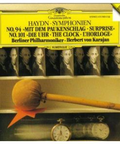 Joseph Haydn, Berliner Philharmoniker • Herbert von Karajan - Symphonien No. 94 »Mit Dem Paukenschlag = Surprise« • No. 101 »Die Uhr = The Clock = L'Horloge« (CD, Album) (Near Mint (NM or M-))