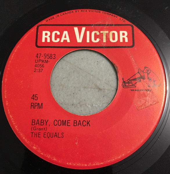 The Equals - Baby, Come Back / Hold Me Closer (7", Single) (Near Mint (NM or M-))