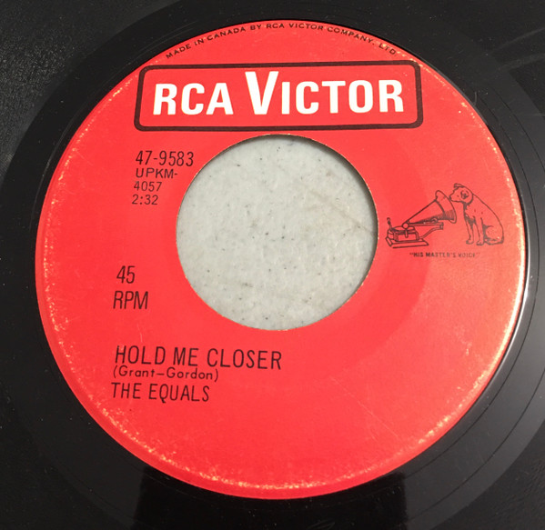 The Equals - Baby, Come Back / Hold Me Closer (7", Single) (Near Mint (NM or M-)) - Image 2
