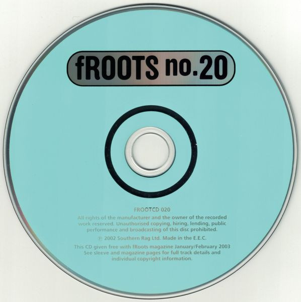 Various - fRoots No. 20 (CD, Comp) (Mint (M)) - Image 3