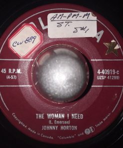 Johnny Horton - The Woman I Need / She Knows Why (7", Single) (Very Good Plus (VG+))