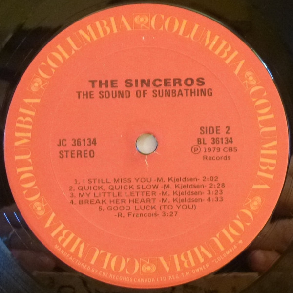The Sinceros - The Sound Of Sunbathing (LP, Album) (Mint (M)) - Image 4