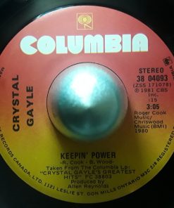 Crystal Gayle - Keepin' Power (7", Single) (Near Mint (NM or M-))