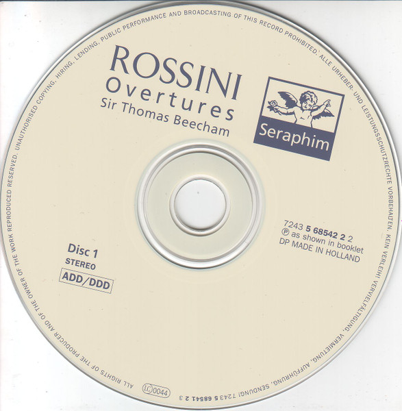 Gioacchino Rossini, Giuseppe Verdi, Gaetano Donizetti - Ouvertures (CD) (Near Mint (NM or M-)) - Image 4