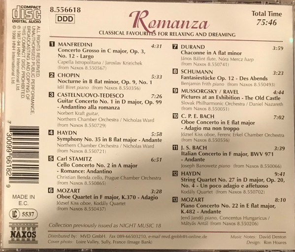 Various - Night Music 18 - Romanza (CD, Comp) (Near Mint (NM or M-)) - Image 3