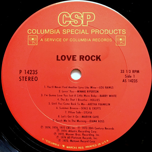 Various - Love Rock (LP, Comp) (Mint (M)) - Image 3
