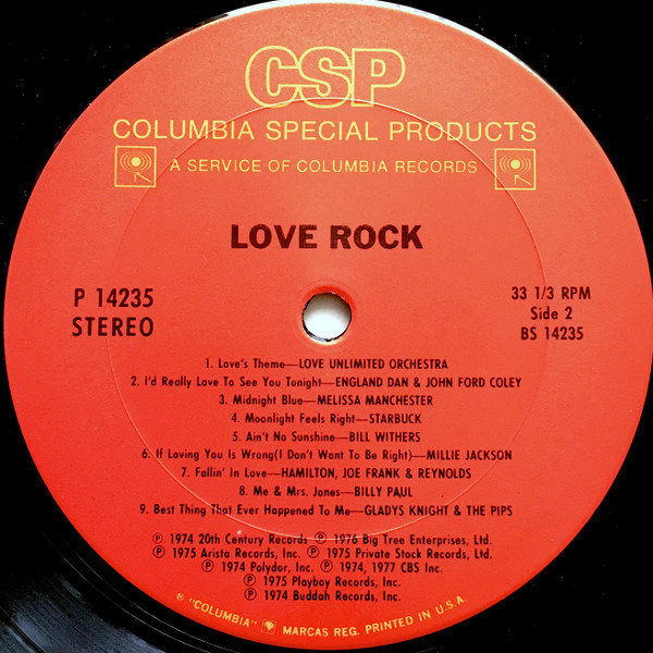 Various - Love Rock (LP, Comp) (Mint (M)) - Image 4