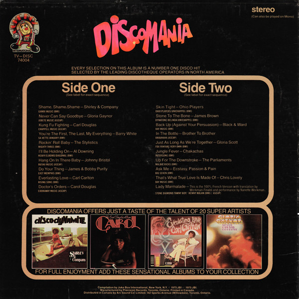 Various - Discomania (LP, Comp, Mixed) (Mint (M)) - Image 2