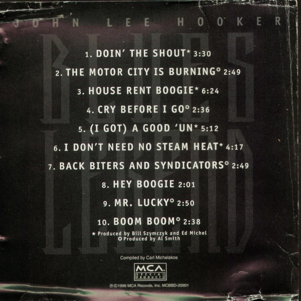 John Lee Hooker - Blues Legend (CD, Comp) (Mint (M)) - Image 4
