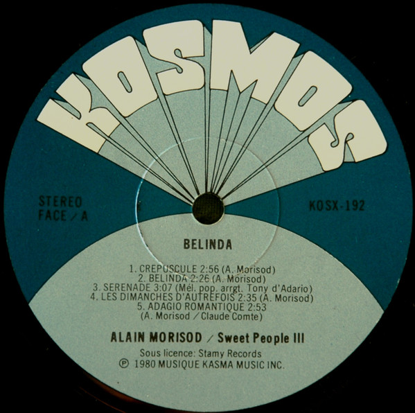 Alain Morisod / Sweet People - Belinda ...Belle De Nuit (LP, Album) (Mint (M)) - Image 3