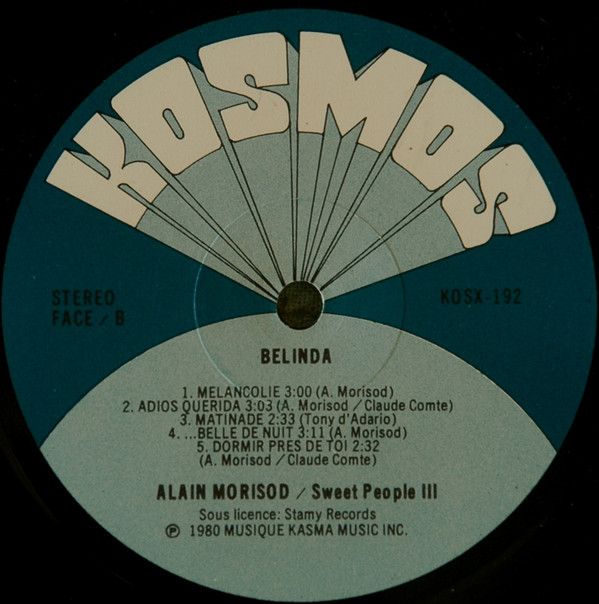 Alain Morisod / Sweet People - Belinda ...Belle De Nuit (LP, Album) (Mint (M)) - Image 4