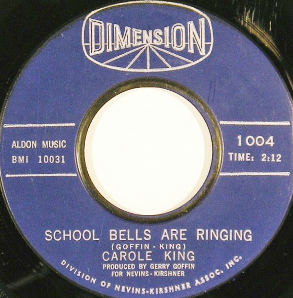 Carole King - School Bells Are Ringing / I Didn't Have Any Summer Romance (7", Single) (Very Good Plus (VG+))