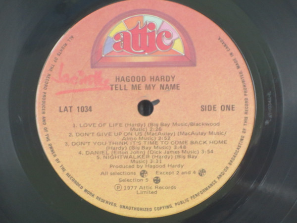 Hagood Hardy - Tell Me My Name (LP) (Mint (M)) - Image 3