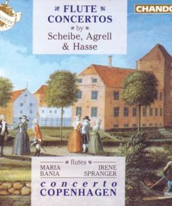 Johann Adolph Scheibe, Johan Agrell, Johann Adolf Hasse, Concerto Copenhagen, Maria Bania, Irene Spranger - Flute Concertos (CD, Album) (Near Mint (NM or M-))