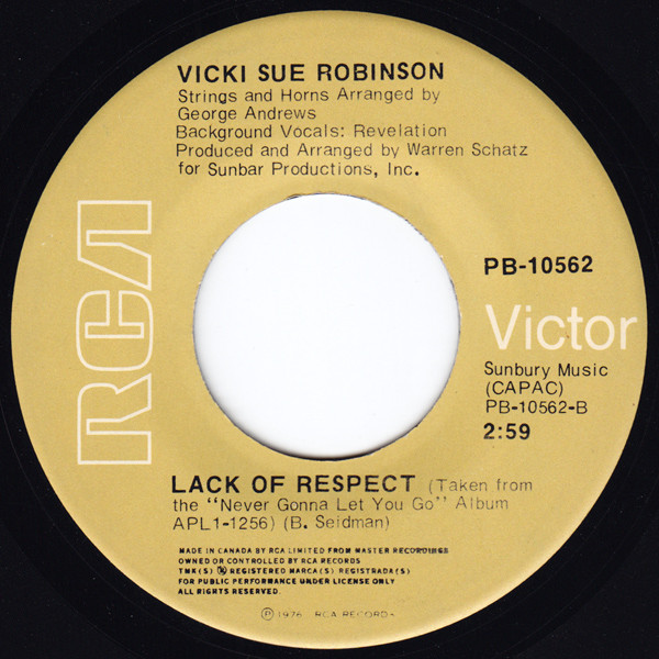 Vicki Sue Robinson - Turn The Beat Around (7") (Near Mint (NM or M-)) - Image 2