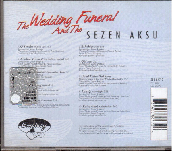 Sezen Aksu - The Wedding And The Funeral (CD, Album) (Near Mint (NM or M-)) - Image 3