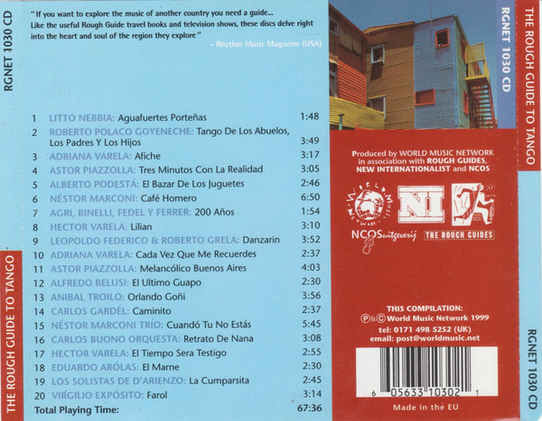 Various - The Rough Guide To Tango (CD, Comp) (Near Mint (NM or M-)) - Image 2