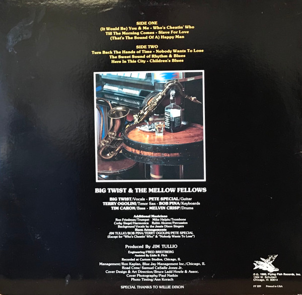 Big Twist And The Mellow Fellows - Big Twist & The Mellow Fellows (LP, Album) (Mint (M)) - Image 2