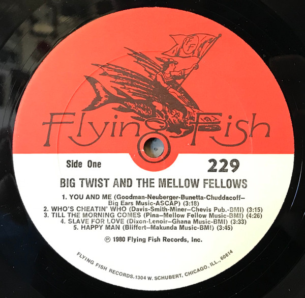 Big Twist And The Mellow Fellows - Big Twist & The Mellow Fellows (LP, Album) (Mint (M)) - Image 3