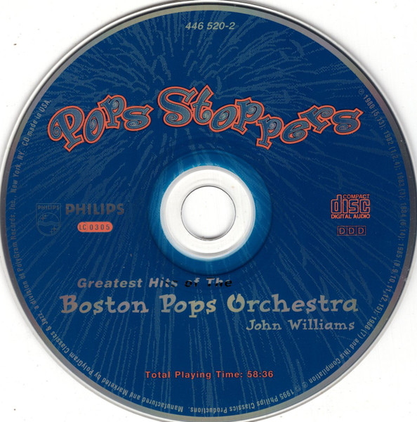 Boston Pops Orchestra, John Williams (4) - Pops Stoppers (Greatest Hits Of The Boston Pops Orchestra) (CD, Comp) (Near Mint (NM or M-)) - Image 3