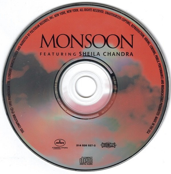 Monsoon Featuring Sheila Chandra - Monsoon (CD, Album, RE) (Near Mint (NM or M-)) - Image 3