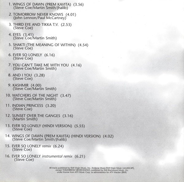Monsoon Featuring Sheila Chandra - Monsoon (CD, Album, RE) (Near Mint (NM or M-)) - Image 5