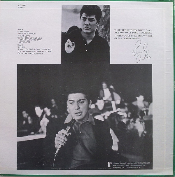 Paul Anka - Paul Anka (LP, Comp) (Mint (M)) - Image 2