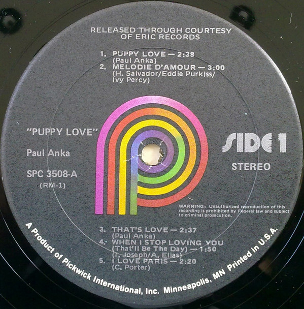 Paul Anka - Paul Anka (LP, Comp) (Mint (M)) - Image 3