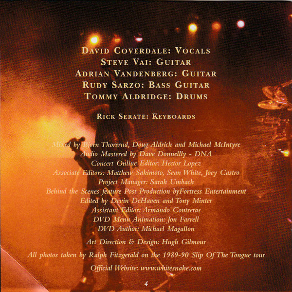 Whitesnake - Live At Donington 1990 (Special Edition Box Set 2CD/DVD) (2xCD, Album + DVD-V, NTSC + S/Edition, Dig) (Near Mint (NM or M-)) - Image 3