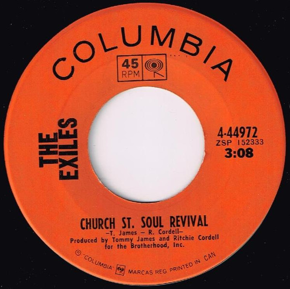 Exile (7) - Church St. Soul Revival / John Weatherman (7") (Near Mint (NM or M-)) - Image 2